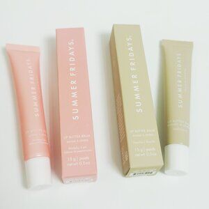 Vanilla+Birthday Cake(2 PCS) Summer Fridays Lip Butter Balm Conditioning Lip New
